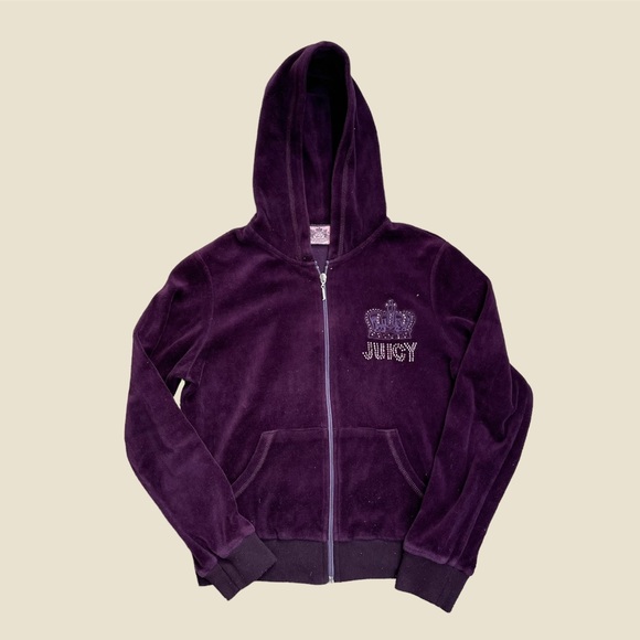 early 2000s Juicy Couture Velour Tracksuit Jacket - Picture 2 of 3